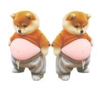 Generisch 3D Belly Stickers, Cute Dog Stickers | Anti-Stress 3D Belly Diary Stickers - For Children, Adults, Laptop Cases, Mobile Phone Cases, Notebooks, Diaries, Crafts, Party Favors