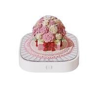 Generisch 3D Calendar Roses Paper Sculpture Desk Tear-Off Pad