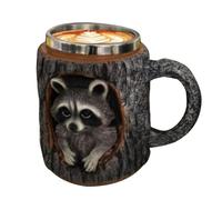 Generisch 3D Coffee Cups 11oz - Animal Tree Hole Drinking Cup | 3D Drinking Cup Men Women Morning Routine Relaxing Moments Birthday Party Weekend Work Leisure Collection
