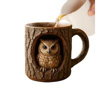 Generisch 3D Coffee Mug 325 ml Tree Hole Animal Coffee Cup - Drinking Cup for Men and Women Morning Routine Relaxing Moments Birthday Party Weekend Leisure Work Personal Collection
