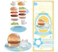Generisch 3D Cute Mini Mobile Phone Stickers, Kawaii Jelly Stickers, Creative Craft Accessories for Children, Rewards and , Scrapbooking, Mobile Phone Cases, Sticks to Most Surfaces