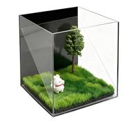 Generisch 3D Monument - Holographic Acrylic Box, Digital Reminder Display, Desk Decoration | Dog and Cat Lover Memory, Home Decoration, Keepsake, Gift For Pet