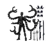 Generisch 3D Printed Action Figure - Fully Assembled Robot Toy for Game Enthusiasts and Collectors | Mannequin to Decorate the Drawing Table - Moving