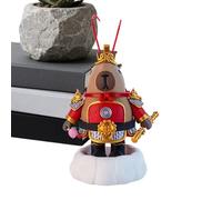 Generisch 3D Printed Toy, Funny Collectable Figure, Detailed Kapybara with Many Magnetic Accessories in Chinese Monkey Design, for Desk, Home Accessories and Office Decoration