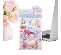 Generisch 3D Sticker Funny Belly Sticker for Girls