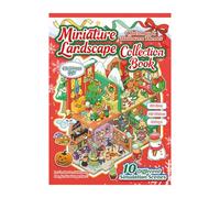 Generisch 3D Stickers Scene - Aesthetic Stickers Miniature Accessories | Christmas and Halloween Stickers with 3D Scenes for Crafts, School, Classroom, Camping, Travel, Journaling, Crafts