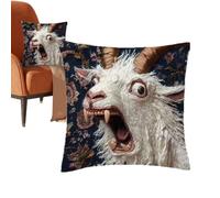 Generisch 45 x 45 cm cushion cover 18 x 18 inch screaming goat plush