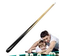 Generisch 50 cm American Short Billiard Cue Hand Polished & Compact for Tight Spaces, Short Wooden Billiard Cane for Girls Players