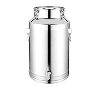 Generisch 5L 9L 14L Stainless Steel Oil Barrel Storage Container Airtight Stainless Steel Storage Container with Lid for Kitchen Food Grease Food | Milk