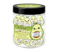 Generisch 60-Piece Avocado with Positive Energy - Paper PP Material, Mini Love Note Cards | 3 Inch Container for Love Letters, 90 g, for and Valentine's Day