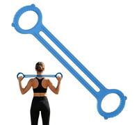 Generisch 8 Shape Resistance Bands with Handles, Silicone Figure 8 with Non-Slip Grip, Arm Muscle Strength Trainer, for the Gym, Home, Office, Dorm, Yoga, Pilates, Stretching Workout