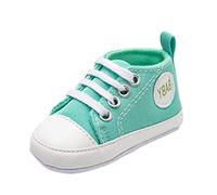 Generisch 9 Old Baby Standing Available Toddler Trainers, Mint Green, 4 UK Child