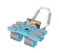 Generisch AB Roller Wheel - ABS Exercise Wheel | ABS Training Equipment | Four Car Rebound Training AB Roller | Non-Slip Grip Strength Training for Sports Enthusiasts Teenagers Athletes Women Men