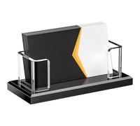 Generisch Acrylic Business Card Stand, Transparent Desk Holder, 4.53 x 1.97 x 1.52 Inches, Compact Design, Durable Material, Name Card for Reception Counters, Trade Shows, Exhibitions
