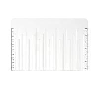 Generisch Acrylic Sewing Ruler - Transparent Measuring Tool, Precise Cutting Guide for Tailors and Quilters | Hemming Crafts Weaving Knitting Fabric Sewing Pattern DIY Beginners Women