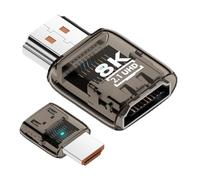 Generisch Adapter for Monitors, Bi-Directional Adapter 8K 60Hz, Video Male to Female for Monitor, Computer, Laptop, TV, Video Studies, Film Room, Playroom