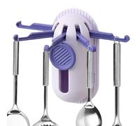 Generisch Adhesive Hook - Wall Mounted Telescopic Five-Claw Hook No Drilling - ABS Material | 5 Inch Extendable Storage Hanger, 180 g, For Use On Kitchen And Bathroom Doors