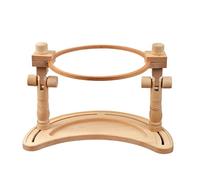 Generisch Adjustable Embroidery Stand, Cross Stitch Floor Stand, Beech Wood, Embroidery Hoop Holder Stand for Handmade and Needlepoint Craft