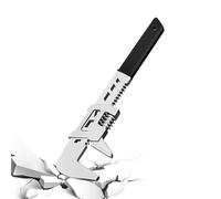 Generisch Adjustable F Type Wrench - Multi-Purpose Carbon Steel Wrench | Professional Plumbing Pliers for Nuts, Bolts and Pipes, Pocket Size Opening Wrench