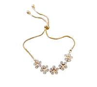 Generisch Adjustable Genuine Leather Bracelet with Various ... Luxury Bracelet Adjustment Bracelet Mosquitoes Bracelet, one size, Crystal, No Gemstone