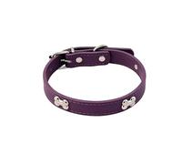 Generisch Adjustable Nylon Bone Collar for Small to Medium Puppies Comfortable for Walking Outdoor Training (D, 37cm)
