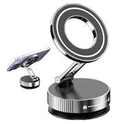 Generisch Adjustable Phone Support for Cars - Automotive Magnet Phone Support, Suction Cup Phone Assembly 2.44 x 1.57 Inches | Smartphone Support That Saves Space