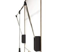 Generisch Adjustable Pull Down Clothes Rail, Lift Up Hanger for Dorm and Industrial Use, Wall Mounted Clothes Rack