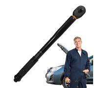 Generisch Adjustable Torque Wrench, Metal Torque Wrench, Precise Adjustable, Black Repair Tool, Portable Hand Tool for Replacement of Plugs and