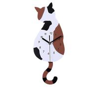 Generisch Adorable cat design with silent clockwork for the bedroom, for student dorm, hotel, restaurant, apartment, shops, rental properties, living room