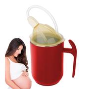 Generisch Adult Sippy Cups, Drinking Aid Sets, 400 ml Sippy Cup for Seniors with Handles, Leak-proof Cups for Elderly People for Nursing and Elderly People