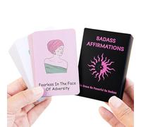 Generisch Affirmation Cards - Pack of 60 Mindfulness Cards for Inspiration | Double Sided for Personal Care and Mental Wellbeing, Ideal for Journaling, Goals, Meditation