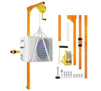 Generisch Air Conditioner Lifting Cranes, Air Conditioner Lifting Tool, 180 kg Load Capacity, Crane Holder for Installation of Outdoor Air Conditioning, Manual Winches