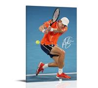 Generisch Alex De Minaur Poster Famous Tennis Stars Canvas Wall Art Prints Hanging Photos Creative Decoration Home Arts 12 x 18 Inches (30 x 45 cm)