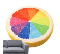 Generisch All'Anguria - Al Limone Rotondo 3D Imbottito, Cuscno Decorativo Morbido Per Sedia Divano Pavimento | Cuscin Frutta Realistica Per Casa Cameretta Ufficio Arredamento Regalo Estivo