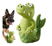 Generisch Alligator Dog Toy - Durable Squeaky Natural Rubber Chew Toy, Interactive Accessories for Puppies and Pets | Fun | Inner and Outer Distraction
