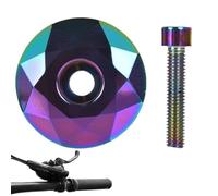 Generisch Aluminium Alloy Headset Cover Cap Waterproof and