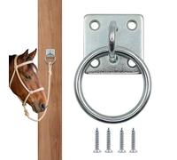 Generisch -Anbinder ring - Square wall tie, tie loops - for attaching during training, lunging, cleaning, trailer, cross connection