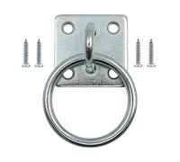 Generisch -Anbindering, square wall mounting lock eyelet, accessories for the hutch - for training, bridle, tiing, riding yard, barn, paddock, pasture