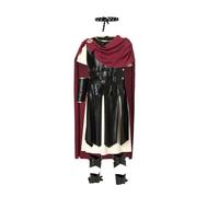 Generisch Ancient Roman Children's Costume for Historical Theatre Performances Medieval Cosplay (Black, 4-5 Years)