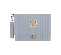 Generisch - and Wet Wipe Bag Foldable Bag with Cute Bear Embroidery, blue, Siehe Beschreibung