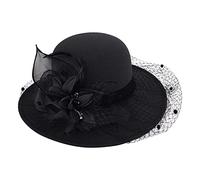 Generisch - and Winter Flowers for Women Round Top Casual Basin Cap Melon Waterproof Hat