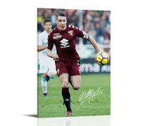 Generisch Andrea Belotti Poster Famous Football Stars Canvas Room Beautiful Wall Art Prints Home Modern Decorations 24 x 36 Inch (60 x 90 cm)