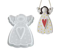 Generisch Angel Shapes for Resin - Christmas Silicone Casting Accessories | Holiday Decoration Plaster Mould, for Workshops Weekend Activities DIY Art Teacher Craft Enthusiasts Jewellery Manufacturers