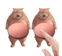 Generisch Animal Belly Stickers - 6.3 x 4.72 x 0.39 Inch Growth Tracker, Waterproof Matte , Photo Quality Stickers, Non-Reflective, Easy Peel Adhesive for the