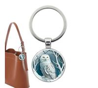 Generisch Animal Bird Bag Charm - Portable Car Key Ring & Pendant | Backpack Decoration Chain Holder for Purse, School Bag & Backpacks - Cute Boho Accessory, Stocking Filler Wisdom Symbol