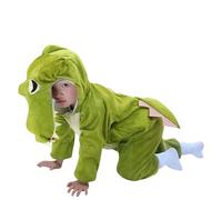 Generisch Animal Costume Romper for Boys, Stage Outfit, Theatre Play, Party Outfit, Giraffe, Chick, Tiger, Monkey, Family Partner Look (Green1, 2-3 Years), Easter Gifts