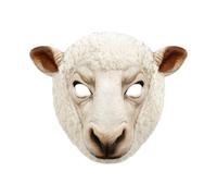 Generisch Animal Face Cover 11 x 8.7 Inches Elastic Halloween Cosplay Party | Brown Bear Sheep Head Animal Masque For Adults Teens Costume Parties Birthdays Gathering Parades Carnivals