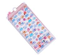 Generisch Animal Sticker Lightweight 3D Relief Sticker, Portable Animal Figures Sticker for Water Cups Walls Guitar Suitcase Travel Luggage Notebook Envelope Glasses Tablet Diary Diaries