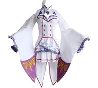 Generisch Anime Re Zero Starting Life In Another World Cosplay Costumes, Halloween, Carnival, Party, Ram Rem Women Uniforms Skirt Dress Dresses (Emilia, L)