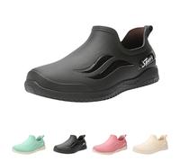 Generisch Ankle Boots Women's Short Boots Summer Waterproof Non-Slip, black, 7 UK